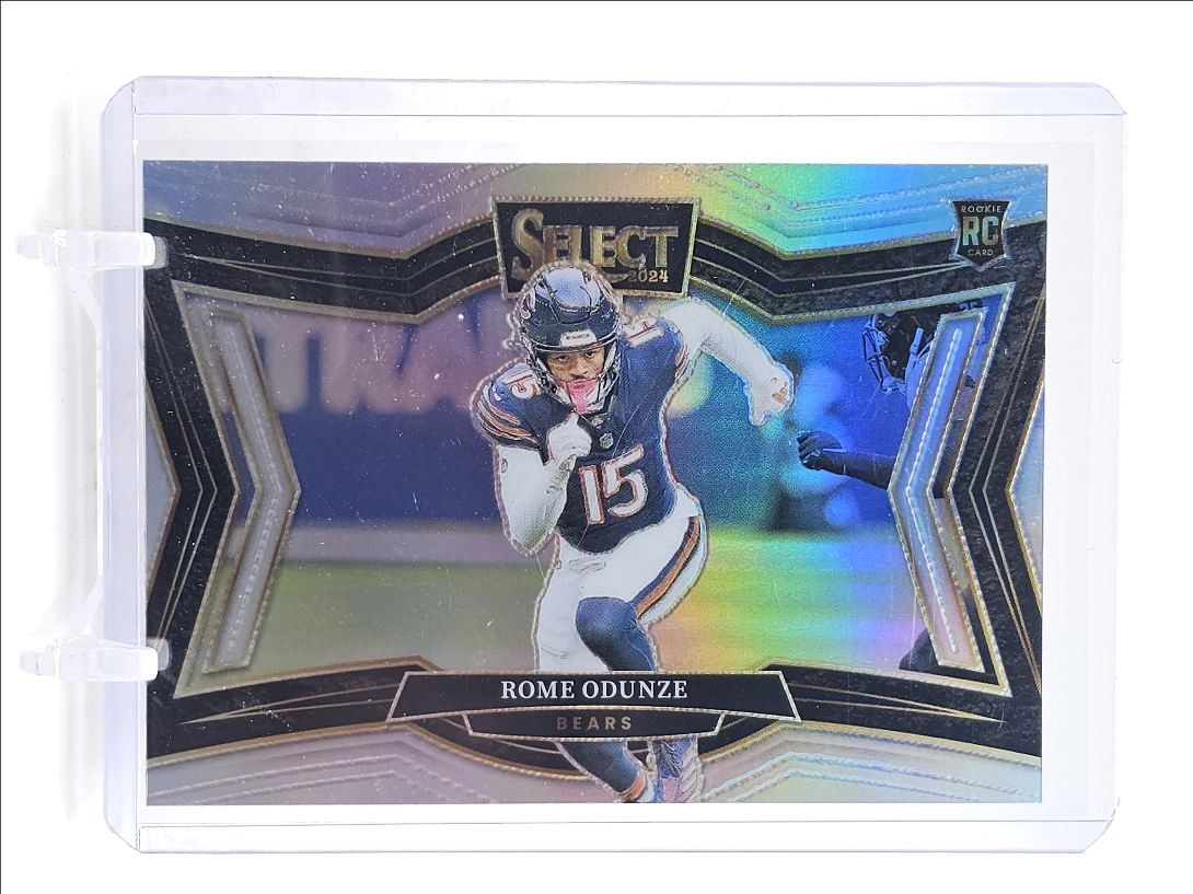 ROME ODUNZE 2024 SELECT FIELD LEVEL ROOKIE SILVER PRIZM BEARS RC Q2794