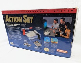 Nintendo Entertainment System NES Action Set (solo scatola) Vintage