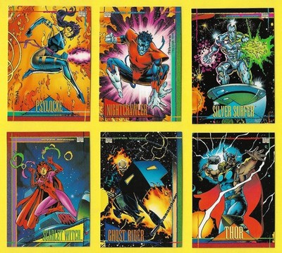 1993 Skybox Marvel Universe IV Base Cards #s 1-180 You Pick Your Card