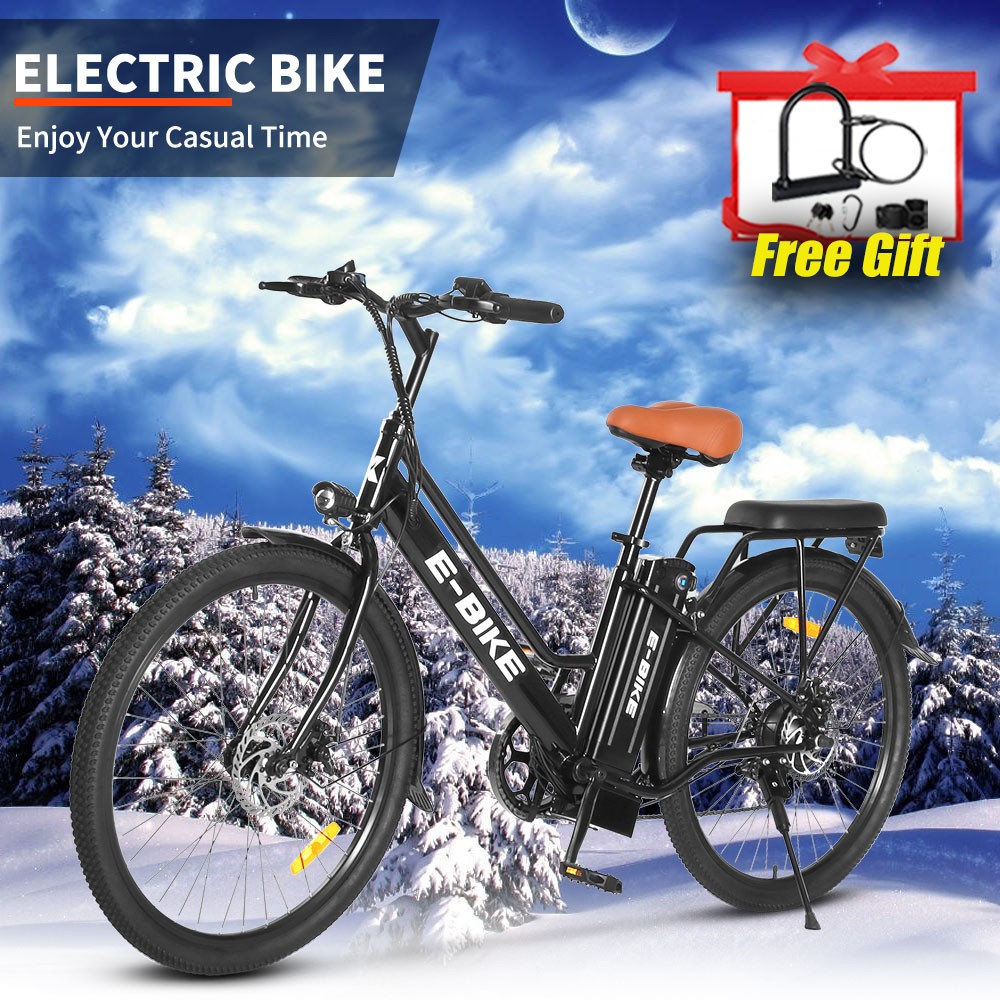 2025 26 Inch 750W Electric Commuter Bike for Adults E-Bike USA