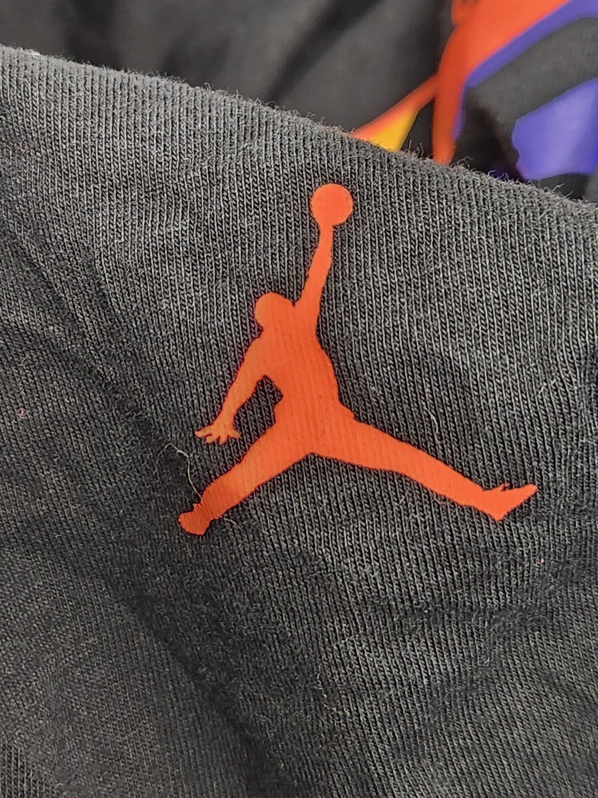 Nike Air Jordan T-Shirt Men's M Black Short Sleeve Jumpman Logo Basketball thumbnail 5