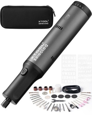 xTool Selected Engraving Pen, 42-in-1 Tool Kit, Cordless Engraver and Rotary ...