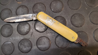 altes Taschenmesser König Solingen Dachboden Truhe