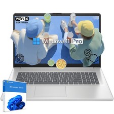 HP 17" Touchscreen Laptop Intel Ultra 7 AI 16GB RAM 1TB SSD Backlit KB Win11P