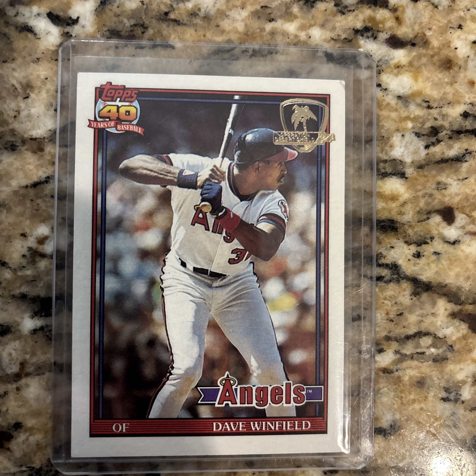 1991 Topps - Dave Winfield #630 Operation Desert Shield