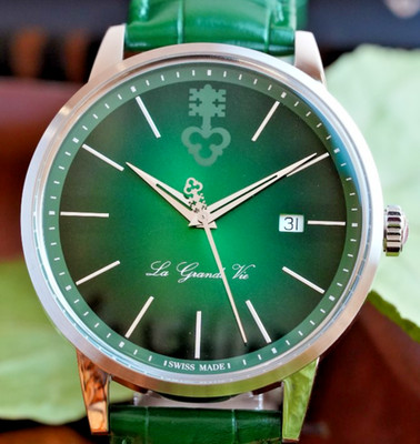 Corum Heritage La Grande Vie Green Dial Automatic 42mm Men Watch