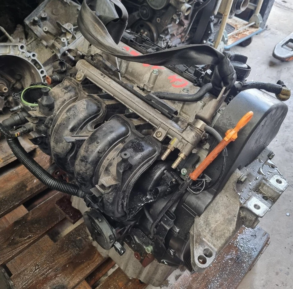 Motor VW Golf 4 IV Leon 1,6 16V BCB 156tkm geprüftes Ersatzteil aus D - Bild 3 von 3