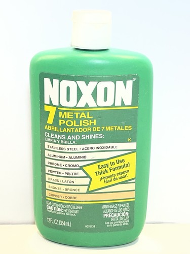 Noxon 7 Metal Polish Discontinued Brass Copper Silver Cleaner 98% Full USA Made