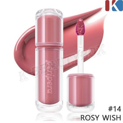 PERIPERA Mood Glowy Tint 4g #14 Rosy Wish Long lasting Watery Glassy Glow Lip