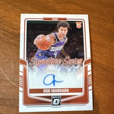 Panini 2024-25 Donruss Optic Rookie Autograph Oso Ighodaro #SS-OSO Suns