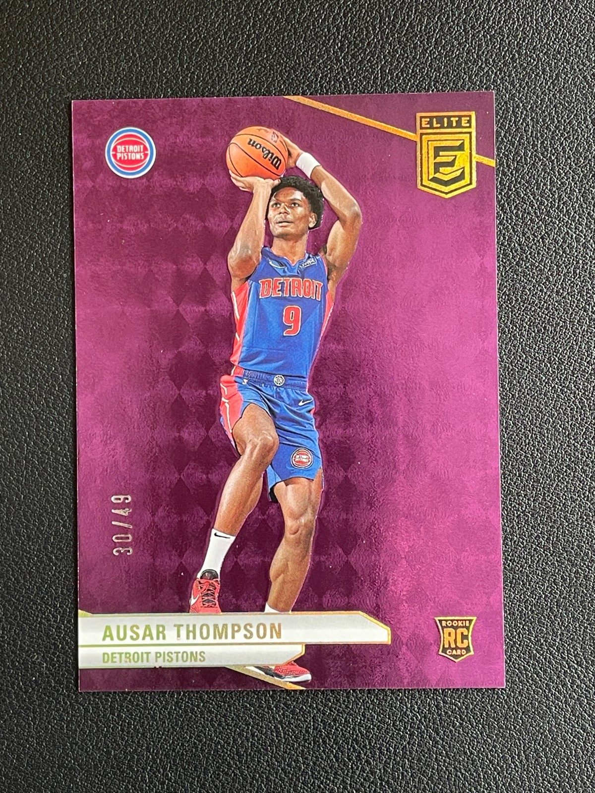 Ausar Thompson 2023-24 Panini Donruss Elite RC Purple 30/49 #218