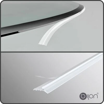 BIJON® 4-Fach Dichtlippe Staubschutz Schmutzlippe Glasbodenplatte Kamin Bodenplatte