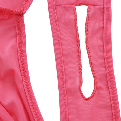 Womens One Piece Hi-cut Thong Leotard Bodysuit Crotchless Monokini Swim Tops - Picture 21 of 37