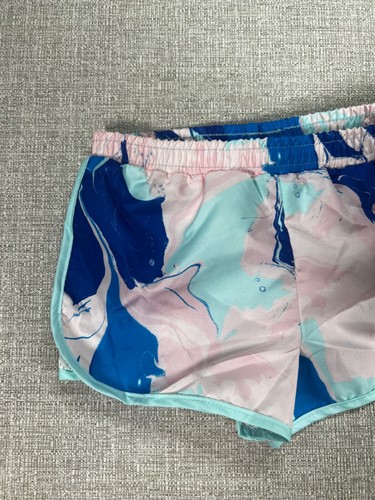 Ideology Shorts Kids 4T Blue Pink Outdoor Running Play Movement Classic - Picture 3 of 8