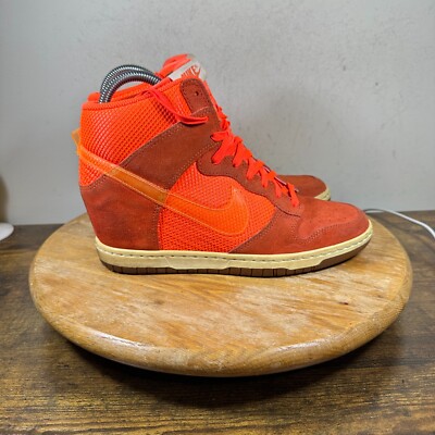Size 9 - Nike Dunk Sky High Total Crimson W for sale online | eBay