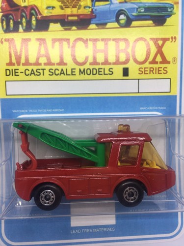 Vintage Lesney Matchbox 74 Custom Toe Tow Joe Preproduction In Blister Pack - Picture 3 of 6