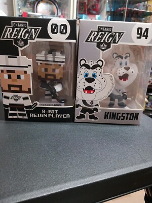 Ontario Reign Kingston Hockey Bobblehead 8 Bit Reign Player