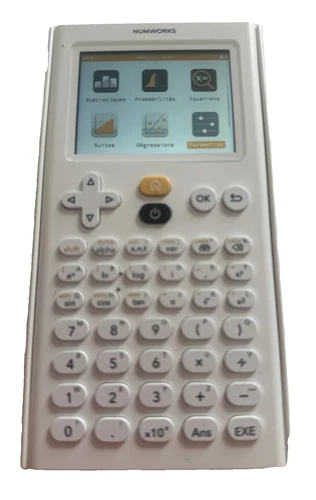 NUMWORKS Calculatrice Graphique Edition  Python mode EXAMEN  Réf: N0110
