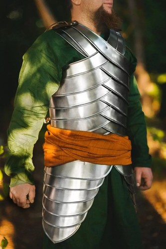 Second Age Elves Full Armor Set – LARP Cuirass, Bracers, Leg Greaves, Shoulders - Picture 5 of 9