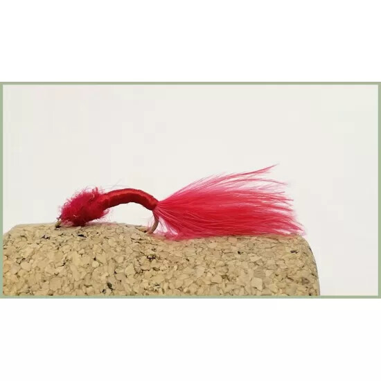 Bloodworms Best Trout Flies, x Marabou Bloodworm Choice of Sizes