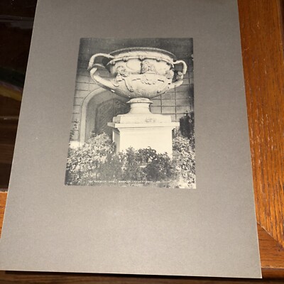 Vintage The Warwick Vase Castle Mounted English Architecture Photo England
