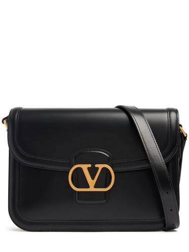 VALENTINO GARAVANI 9TO5 $4100 Black Leather Shoulder Bag New & Authentic