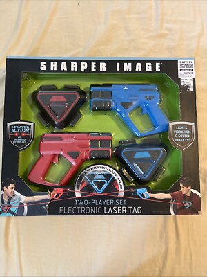 2017 Sharper Image 2-Player Electronic Laser Tag Game - New In Box