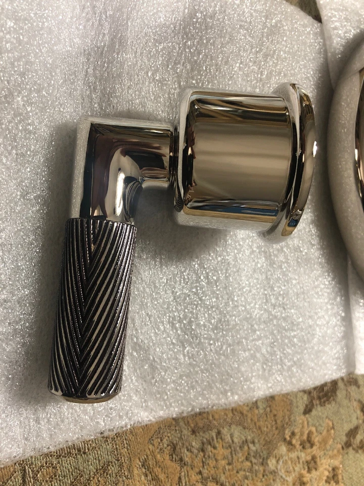 KILLISTA P24922-ADW-AD PINNA PALETTA MOLDURA TERMOSTÁTICA MANGO LVR NÍQUEL PLATA Foto 3 de 4