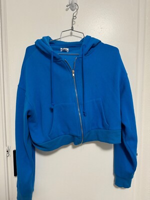 Cotton:On Women's Washed Cropped Zip Through Hoodie