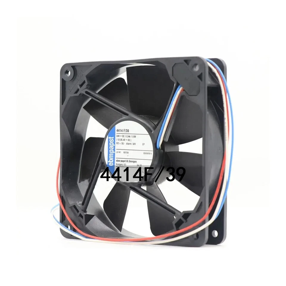 New Ebmpaps Axial flow fan 24V 5.8W 4414F/39 120*120*25mm Expedited Shipping - Image 2 of 4
