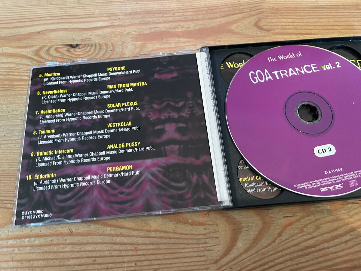 CD VA The World Of Goa Trance Vol.2 2CD (21 Song) ZYX MUSIC