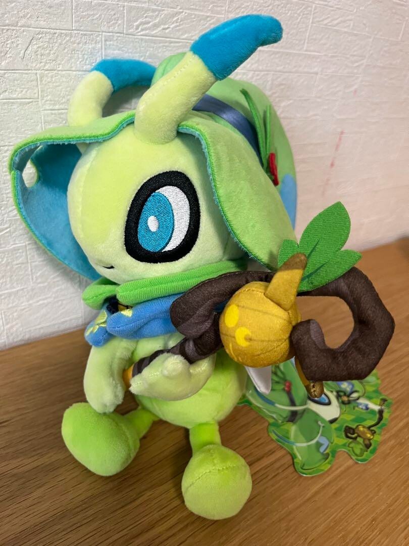 Pokemon Center Original Celebi Halloween Plush tagged F/S with tag