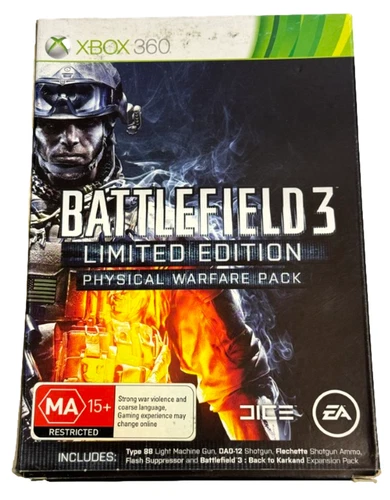 Battlefield 3 Physical Warfare Pack XBOX 360 PAL Steelbook