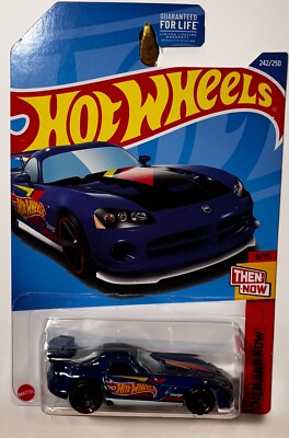 2022 HOT WHEELS BLUE DODGE VIPER SRT10 ACR 9/10 THEN AND NOW SERIES