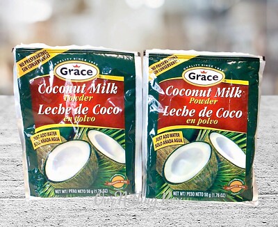 2 Grace Coconut Milk Powder 1.76oz Each