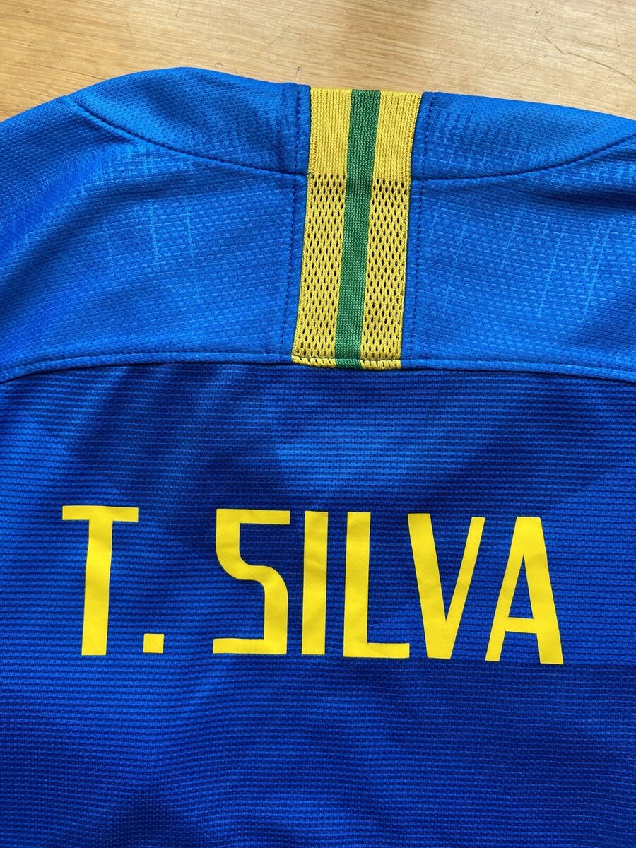 BRAZIL 2018 2019 AWAY SHIRT JERSEY NIKE 893855-453 sz M MEN BRAZIL 2018 2019 AWAY SHIRT JERSEY NIKE 893855-453 sz M MEN