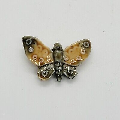 WADE Whimsies Red Rose Tea Figurine Butterfly Miniature WADE Whimsies Red Rose Tea Figurine Butterfly Miniature