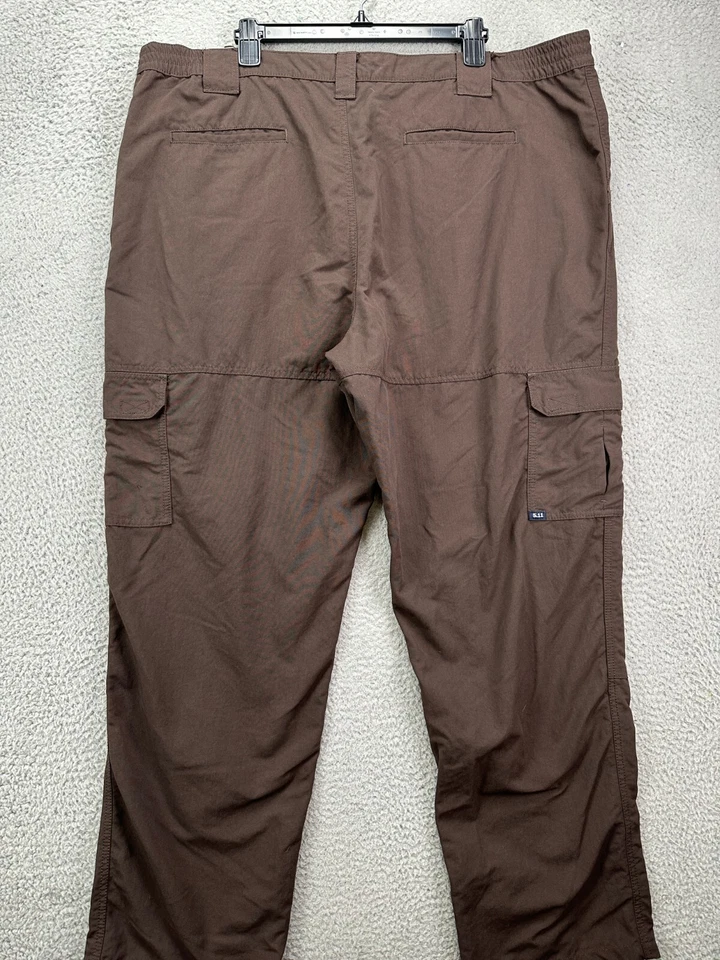 Брюки серии Tactical 5.11 мужские 44X32 коричневые нейлоновые грузовые военные полицейские подготовительные - Изображение 3 из 4