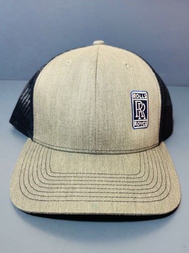 Rolls Royce Trucker Sombrero SnapBack Azul Auto Gorra Verano Ventilar De Colección - Imagen 2 de 6