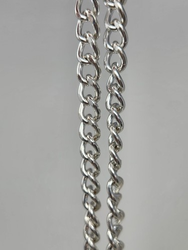 Charter Club Silver Tone & Crystal Large Link 36" Long Necklace NWT Orig $44 - Picture 7 of 10