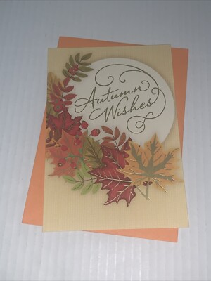 Hallmark Autumn Card: Warmly Wishing Happiness For You This Fall Season All Year