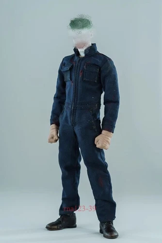 Costume scala 1/12 tuta salopette pantaloni vestiti vestibilità 6'' action figure maschile - Foto 20 di 23
