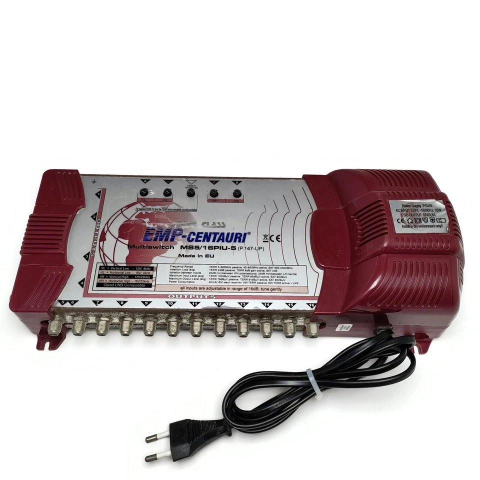 EMP Centuari MultiSwitch MS5/16PIU-5 For Satellite Tv. Made in EU - Image 4 of 4