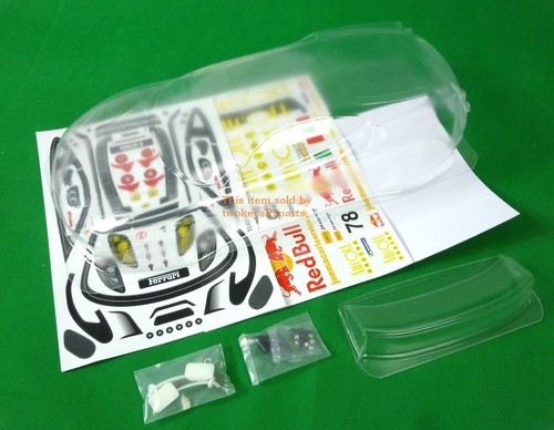 1:10 RC Clear Lexan Body Shell - Ferrari 430 with RB decals &extras suit Tamiya - Picture 3 of 11