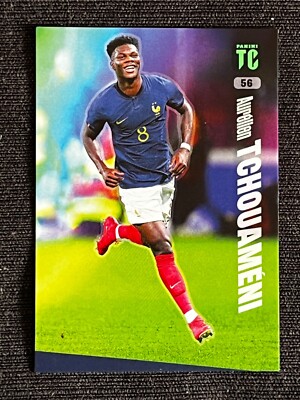 CARD PANINI TOP CLASS 2024 FOOTBALL AURELIEN TCHOUAMENI FRANCE  # 56 MINT