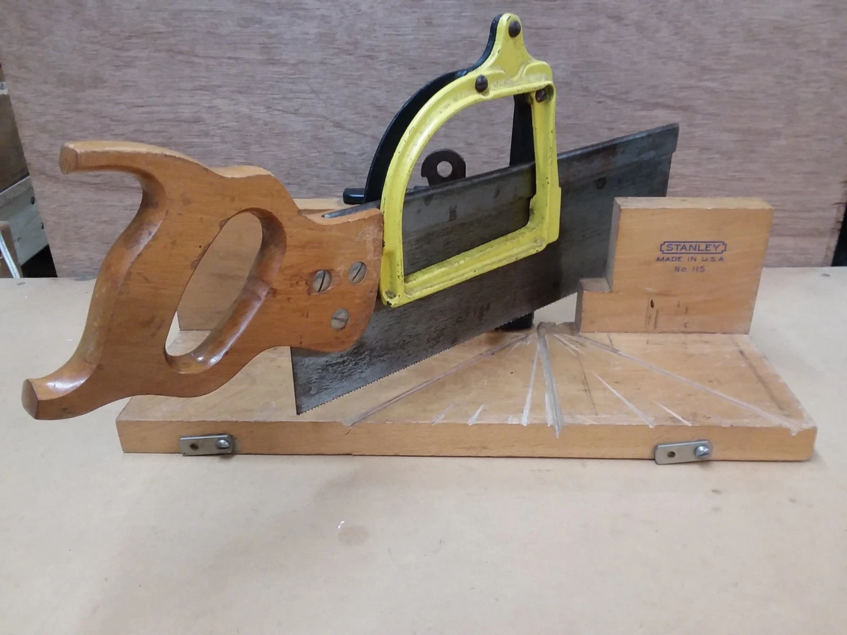 Stanley miter sale box with saw