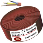 5-250 m silicone cable silicone cable sauna cable SIHF-J 3 x 1.5 flexible for...