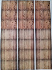 21x Diorama Scale Model Scenery Scenic Mixed Light Wood Panel Print Sticker