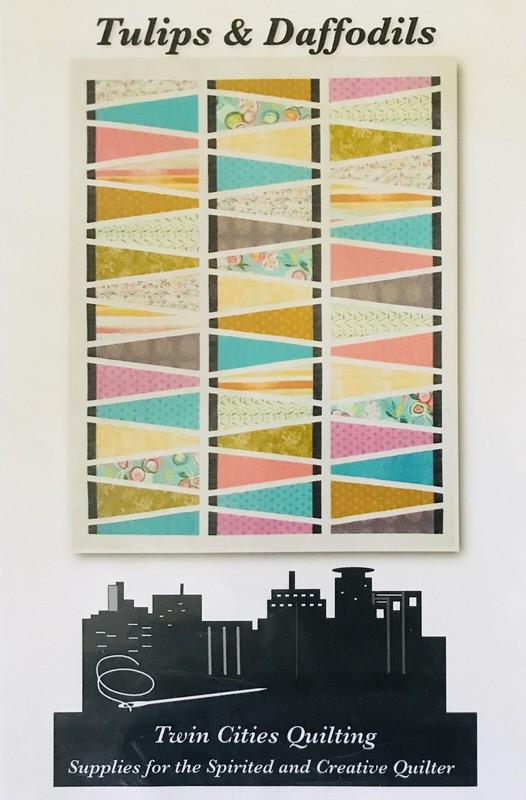 Quilt Pattern: "Tulips & Daffodils" by Twin Cities Quilting