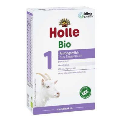 Holle Bio-Anfangsmilch 1 aus Ziegenmilch 400g - Nachhaltig ab dem 1. Monat